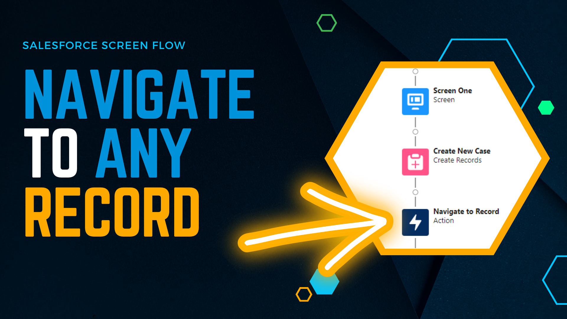 Salesforce Screen Flow Navigate to a Record