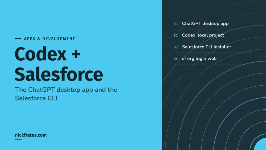 Connect Codex to Salesforce in the ChatGPT Desktop App (No Terminal Needed)