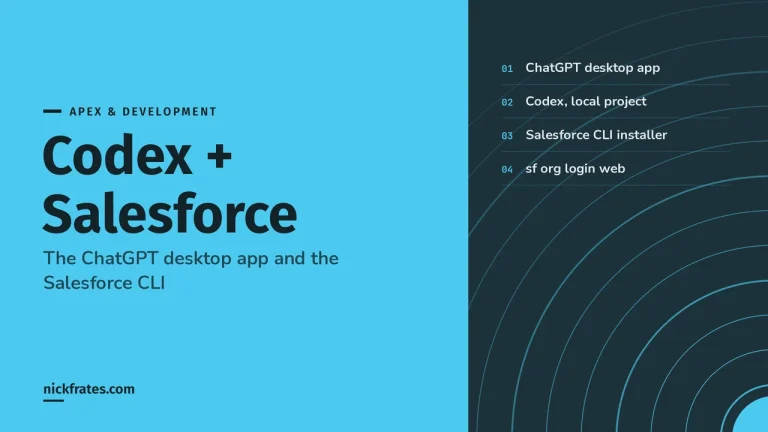 Connect Codex to Salesforce in the ChatGPT Desktop App (No Terminal Needed)