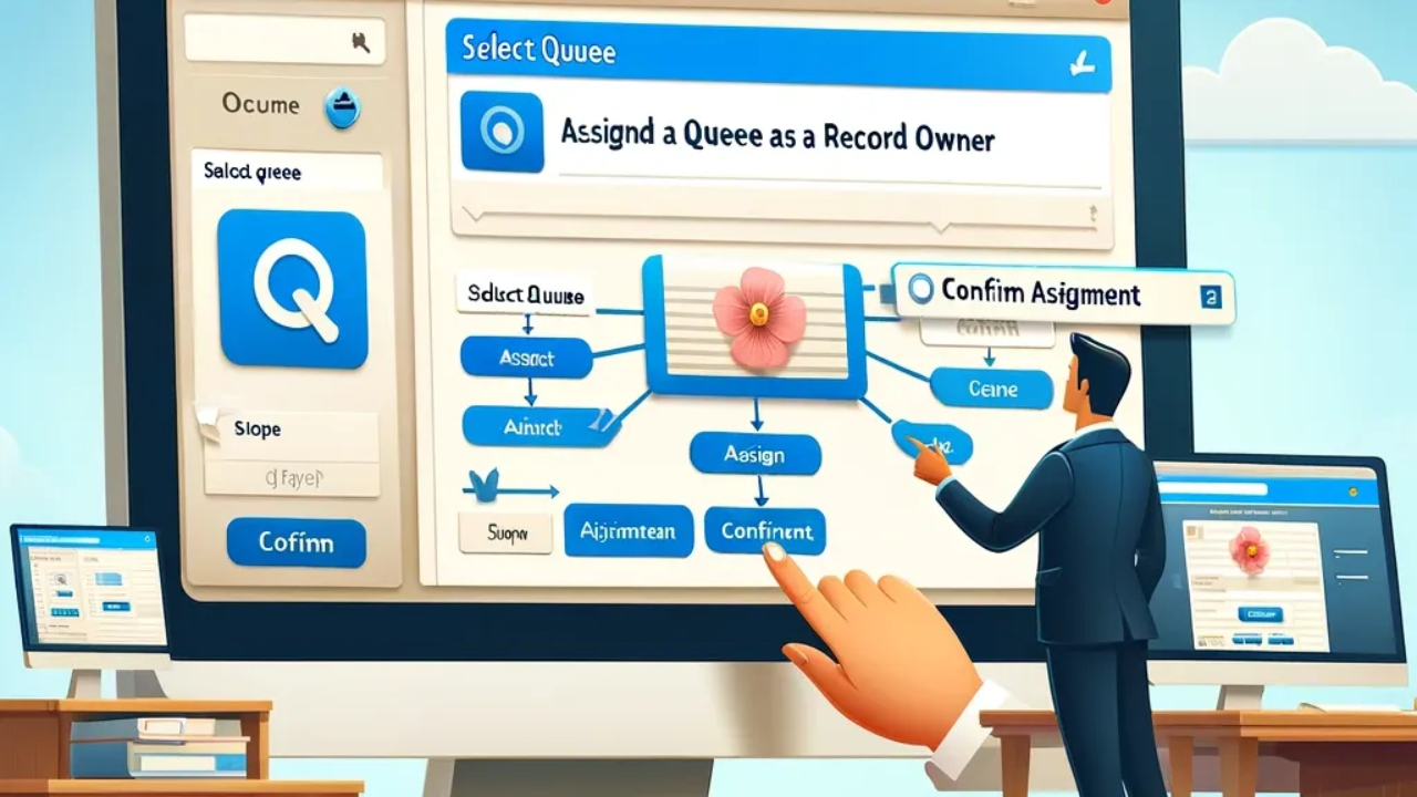 How to Assign a Queue as Record Owner in Salesforce Flow