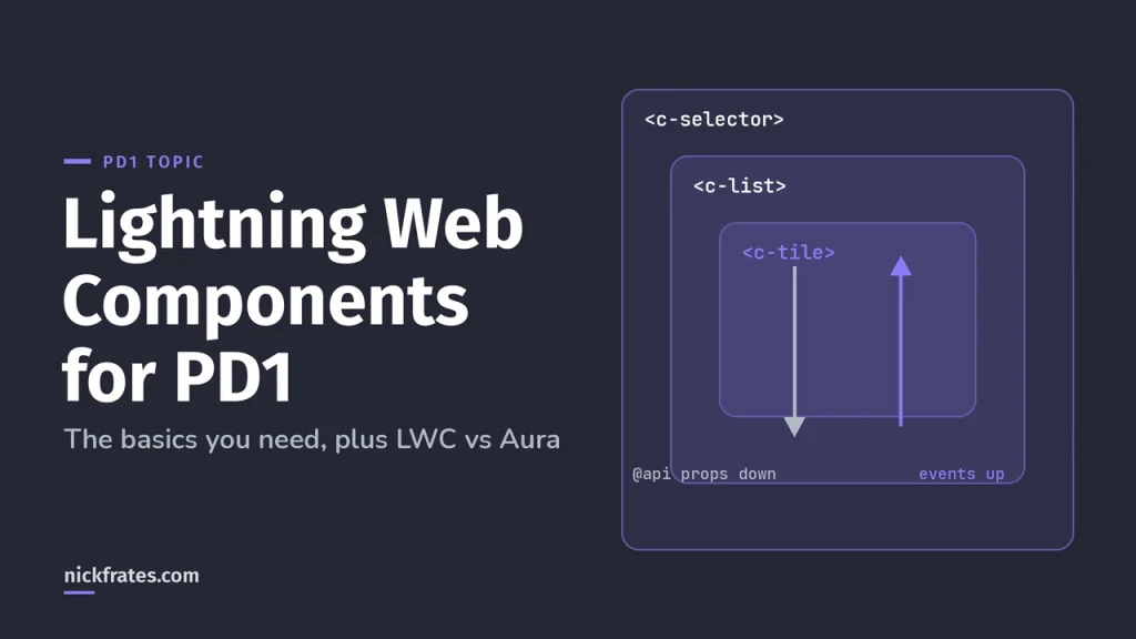 Lightning Web Components for PD1: The Basics You Need (and LWC vs Aura)