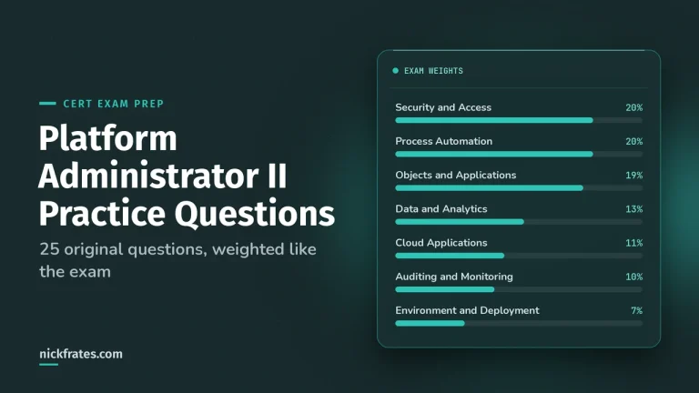 Platform Administrator II Practice Questions (2026): 25 With Answers