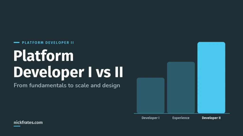 Platform Developer I vs II: What Changes and Which to Take (2026)