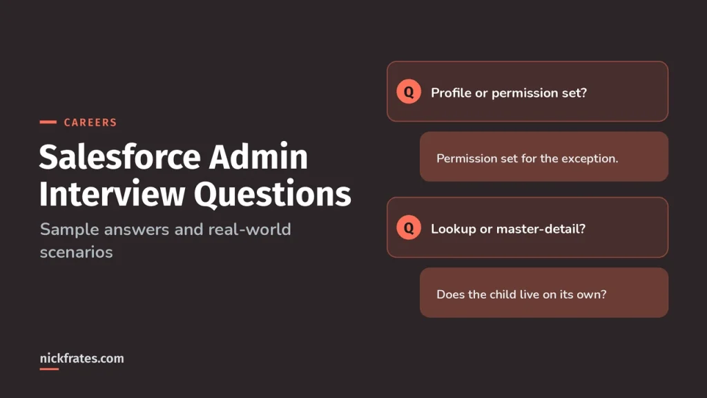 Salesforce Admin Interview Questions and Answers (with Real-World Scenarios)