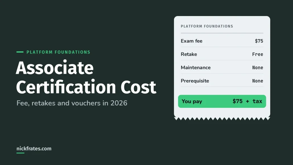 Salesforce Associate Certification Cost, Vouchers & Retakes