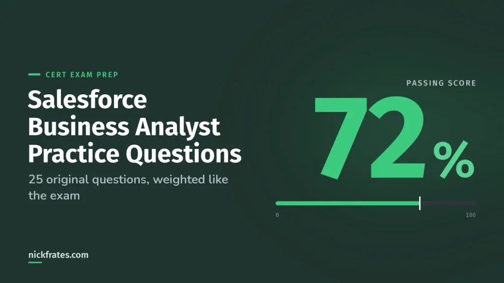 Salesforce Business Analyst Practice Questions (2026): 25 With Answers
