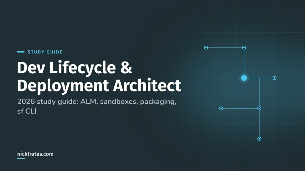 Salesforce Development Lifecycle and Deployment Architect Study Guide (Updated for 2026)
