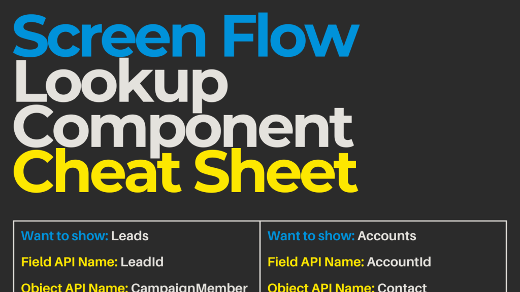 Salesforce Screen Flow Lookup Fields: Step-by-Step Guide
