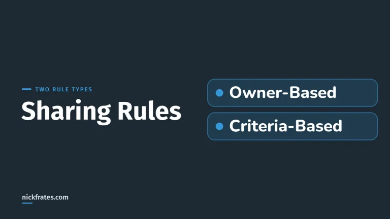 Sharing Rules in Salesforce: Owner-Based vs Criteria-Based
