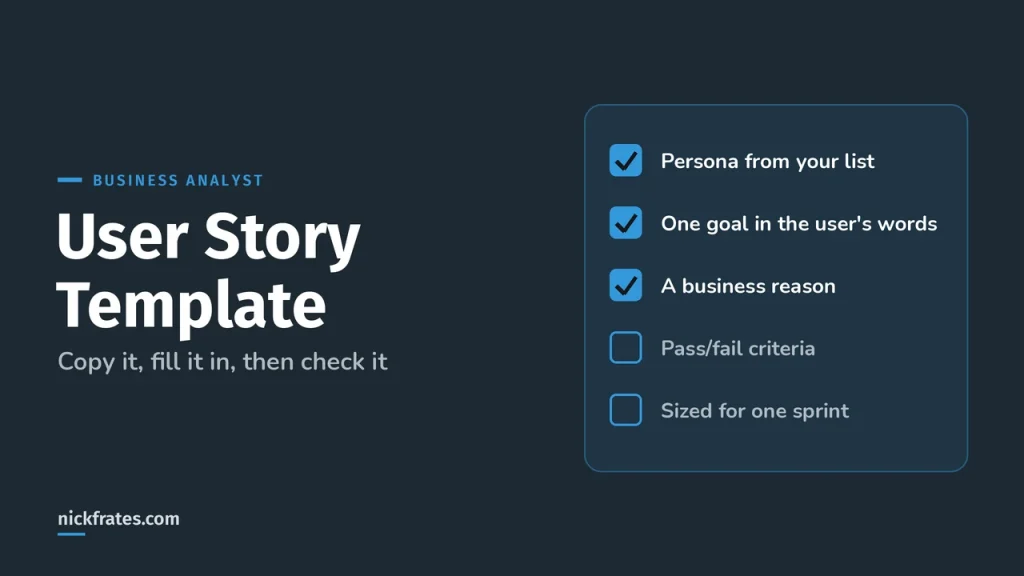 Salesforce User Story Template (Free Copy + 15 Examples)